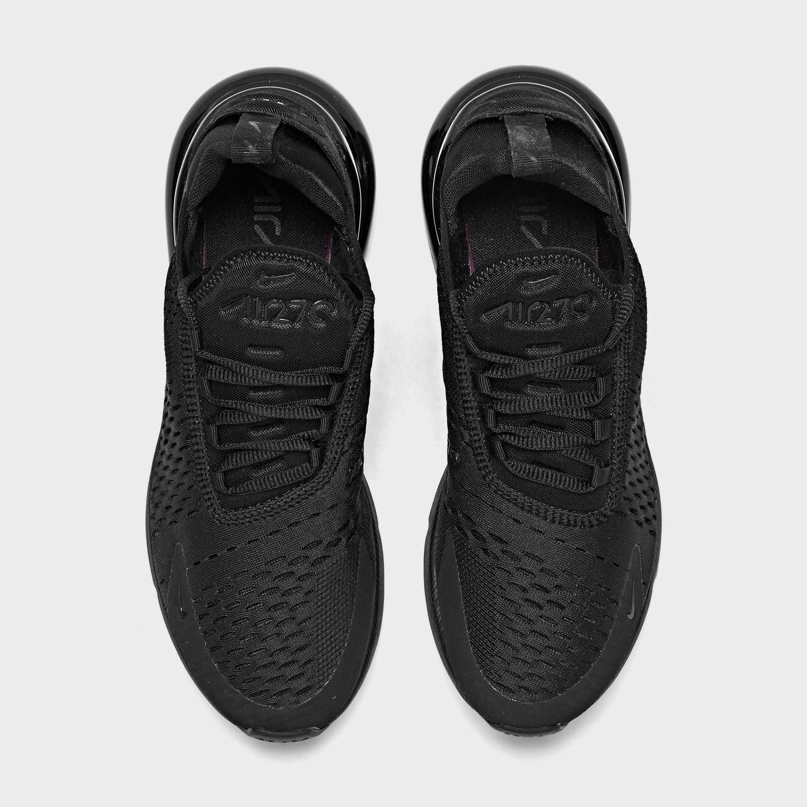 Women's Nike Air Max 270 Casual Shoes - Black/Black/Black