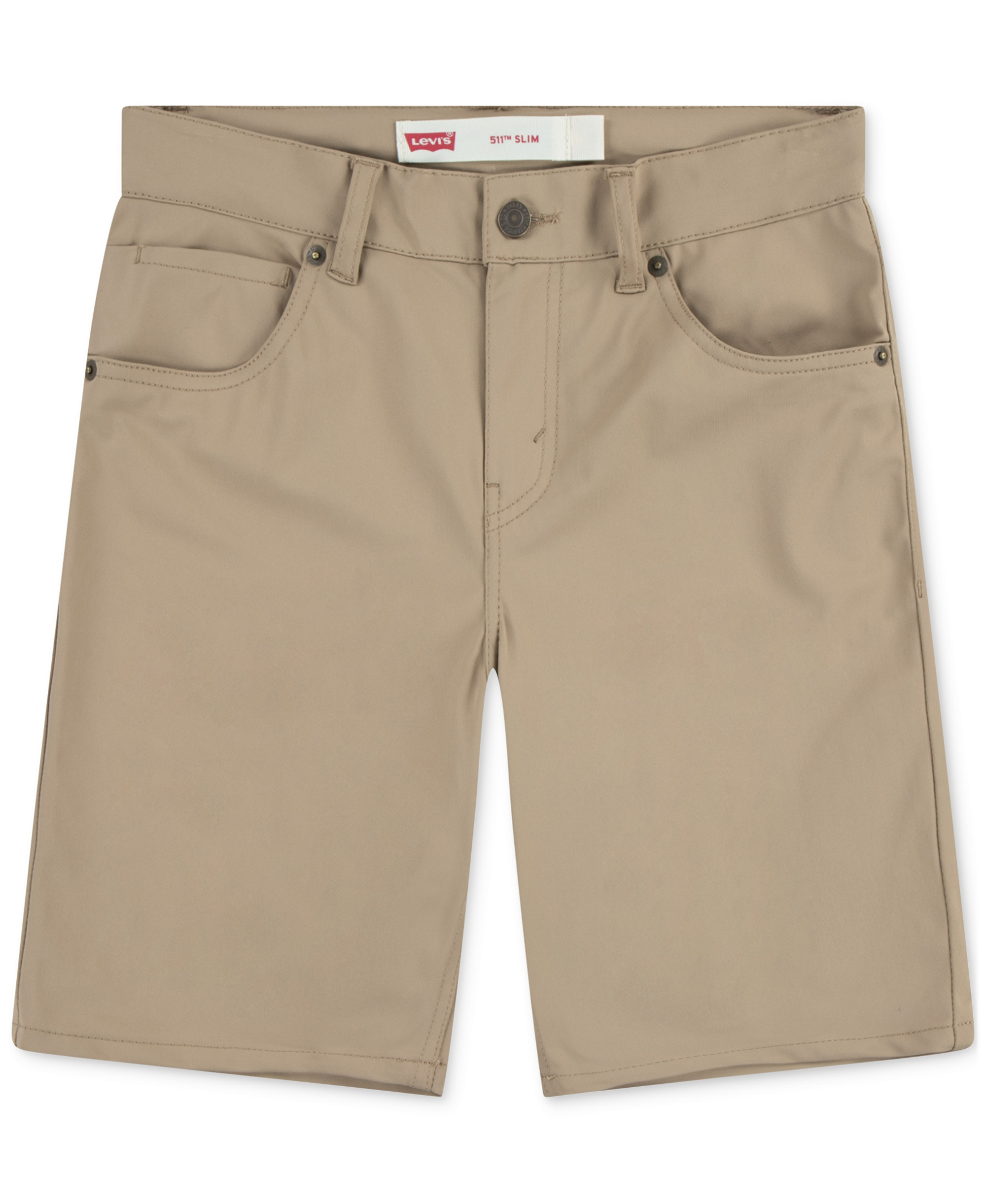 Levi's Boys' 8-20 Slim-Fit Performance Stretch Shorts - Harvest Gold