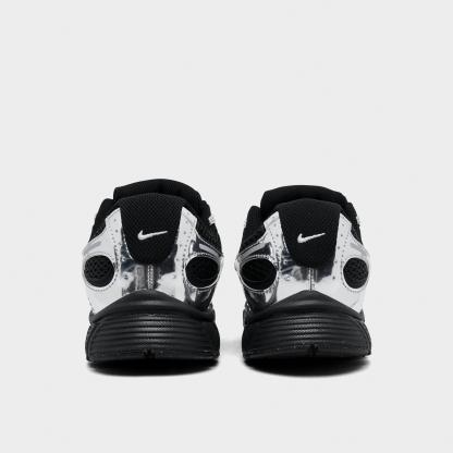 Big Kids' Nithtke V5 RNR Casual Shoes - Black/Metallic Silver - Back view