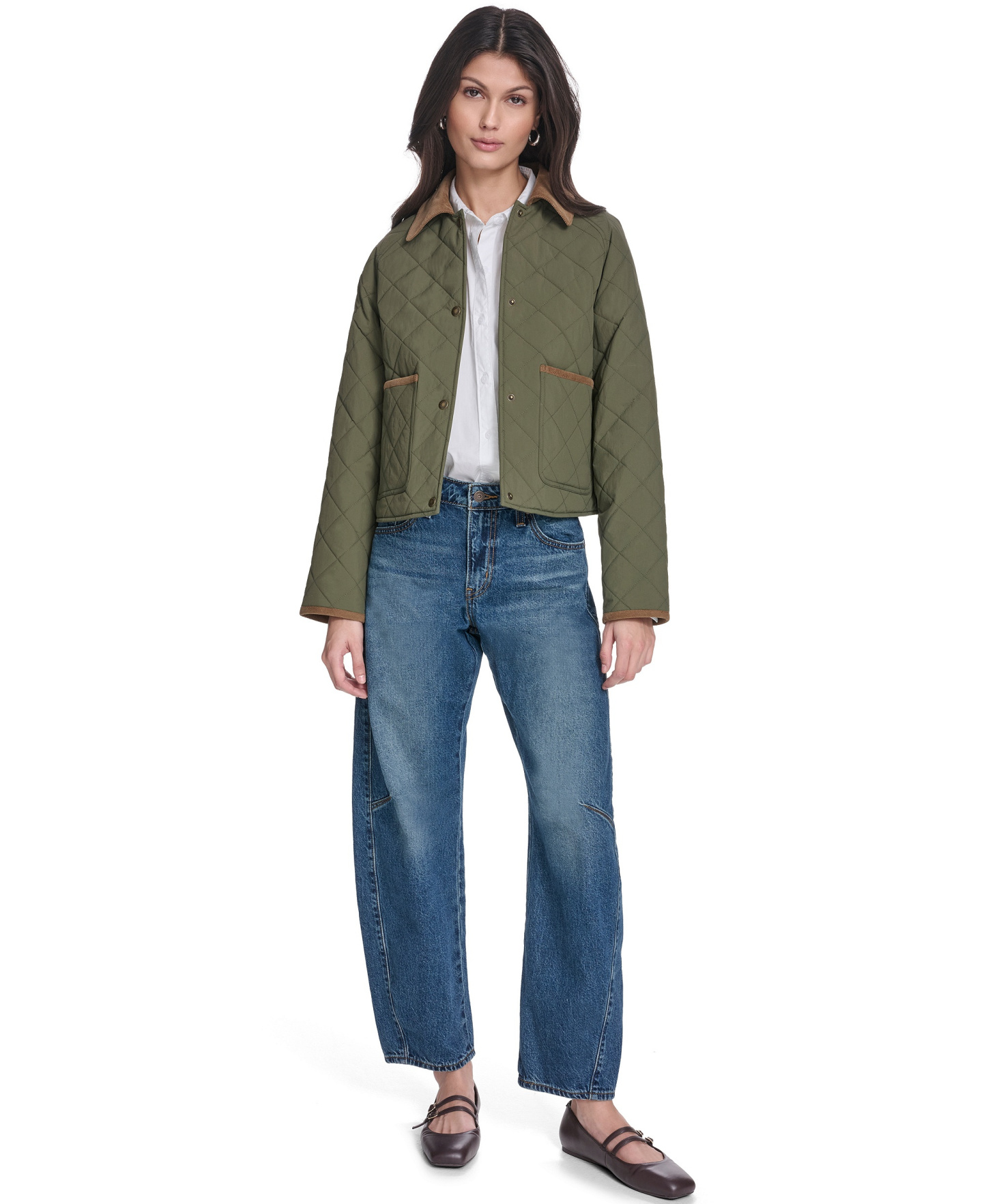 Levi's Women's Diamond Quilted Jacket - Olive