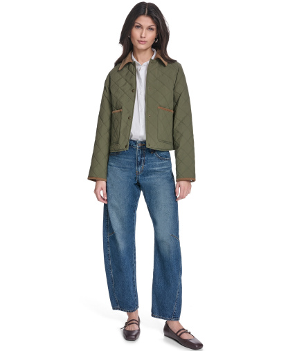 Levi's Women's Diamond Quilted Jacket - Olive