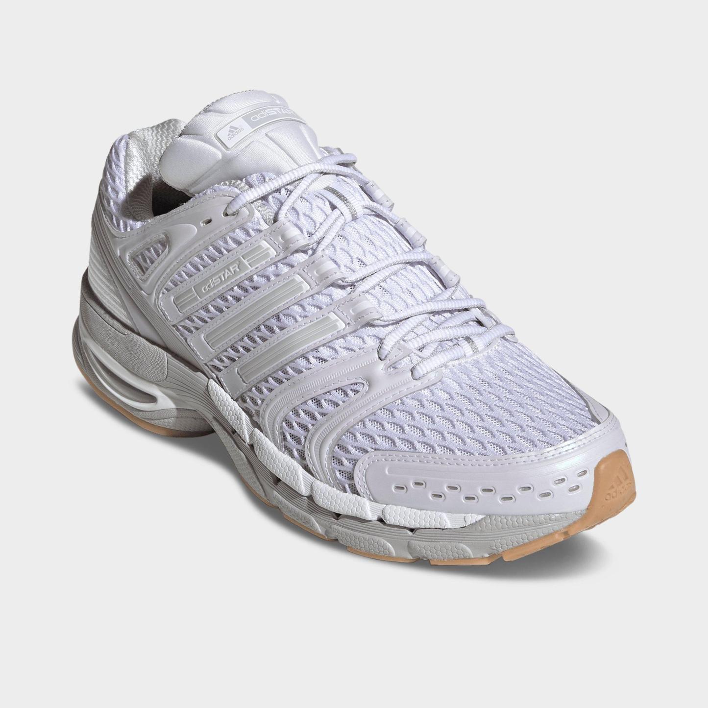 Men's adidas Adistar Control 5 Casual Shoes - Part 2 - Cloud White/Grey/Gum - Both shoes facing left