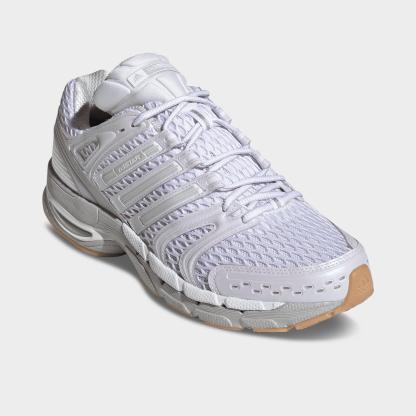 Men's adidas Adistar Control 5 Casual Shoes - Part 2 - Cloud White/Grey/Gum - Both shoes facing left