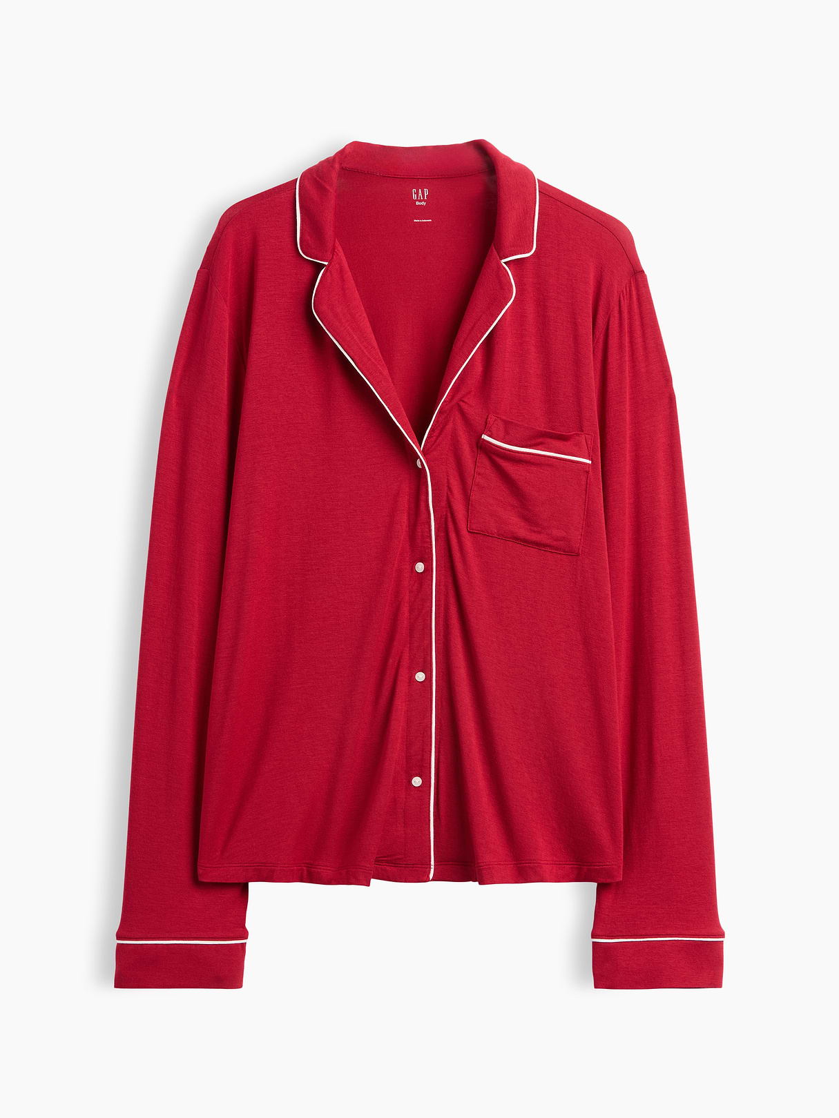 SoftMade Modal PJ Top - Sled red