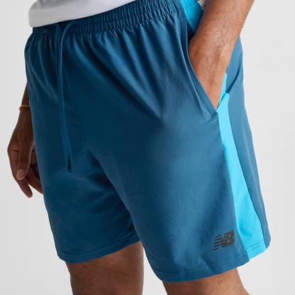Men's New Balance Fast Days 7" Running Shorts - Navy/Purple - view 5