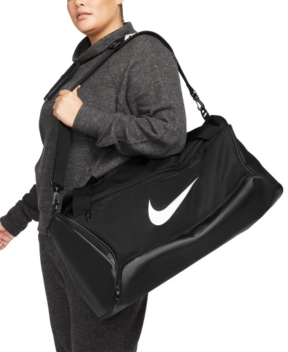 Nike Brasilia 9.5 Training Duffel Bag (Medium, 60L) - Black