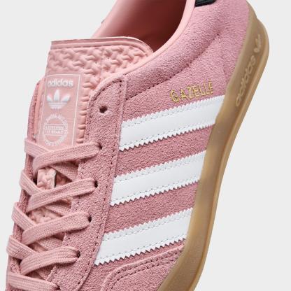 Big Kids' adidas Originals Gazelle Indoor Casual Shoes - Wonder Mauve/Footwear White/Core Black - view 3