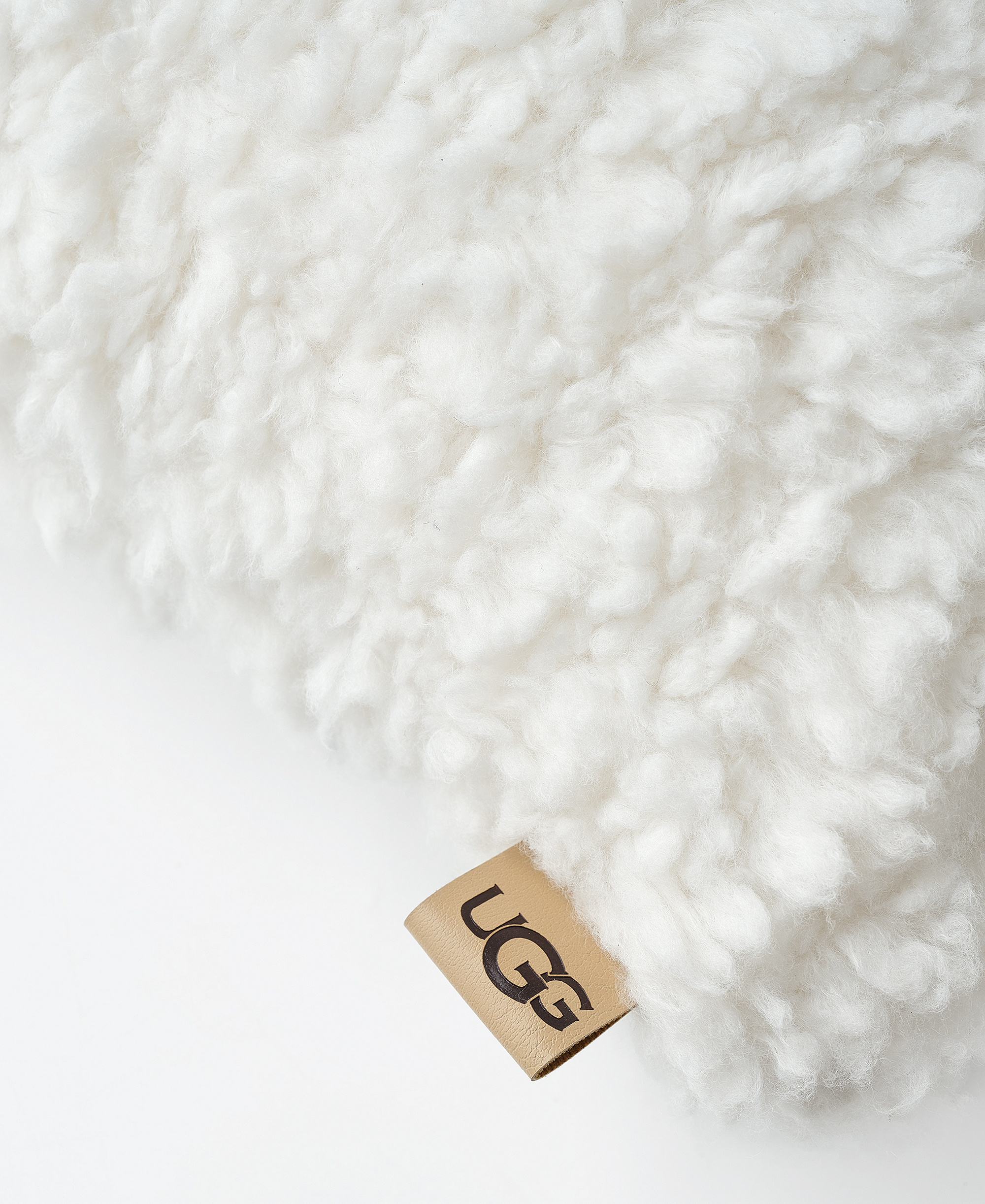 UGG® Shira Textured Decorative Pillow, 20" x 20" - Snow