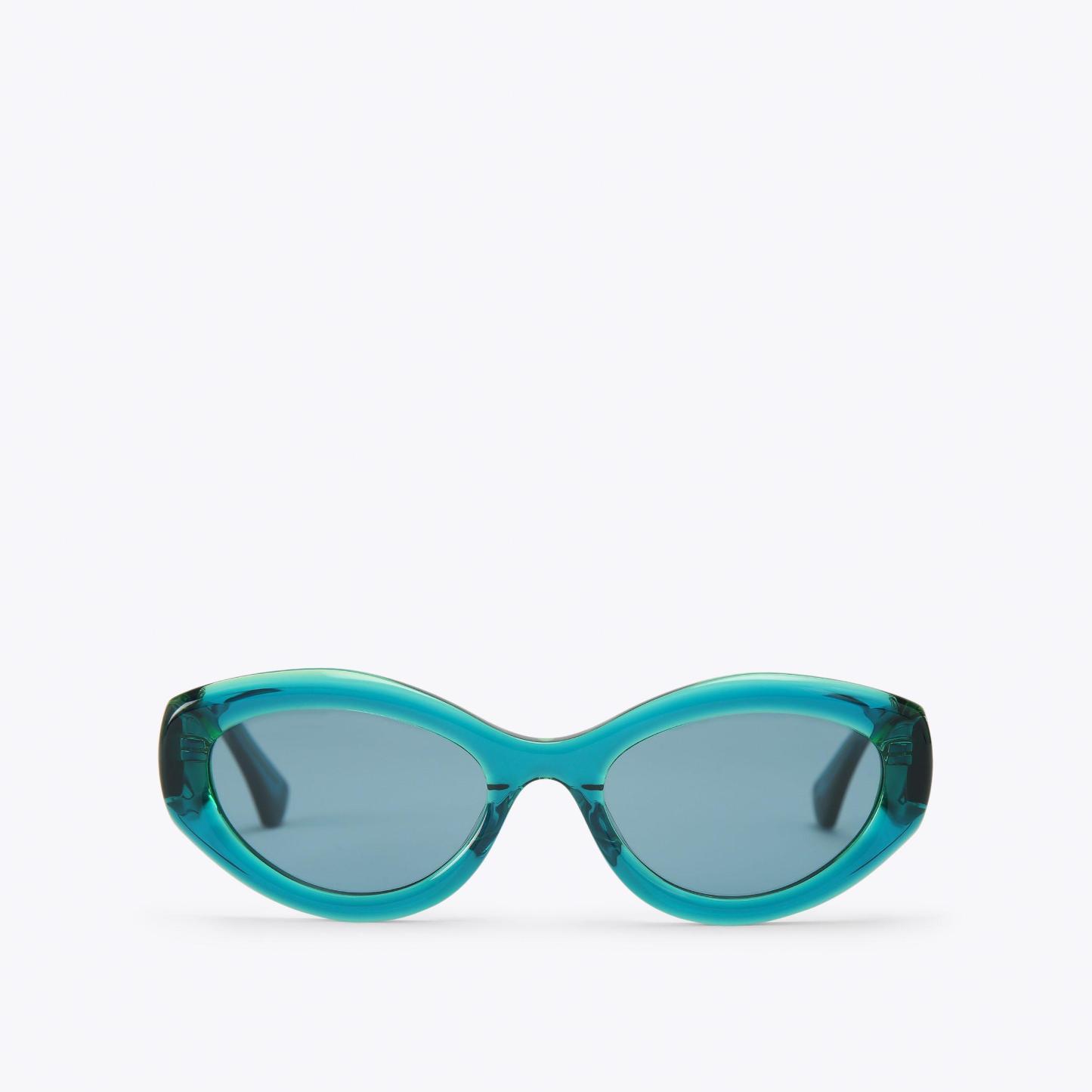 Kurt Geiger London Small Kensington Cat Eye Sunglasses - Blue