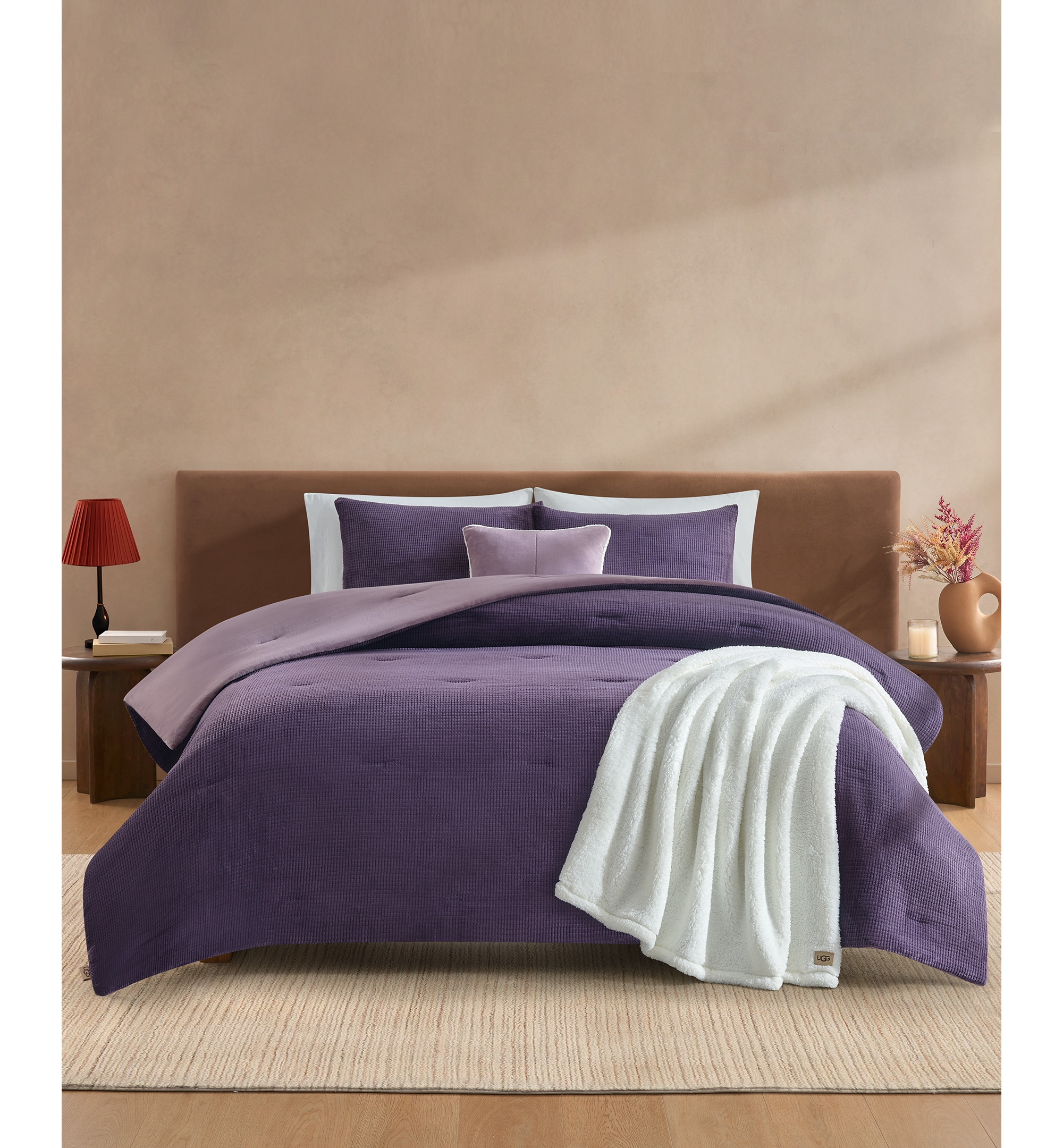 UGG® Brody Reversible Comforter Sets - Fiction