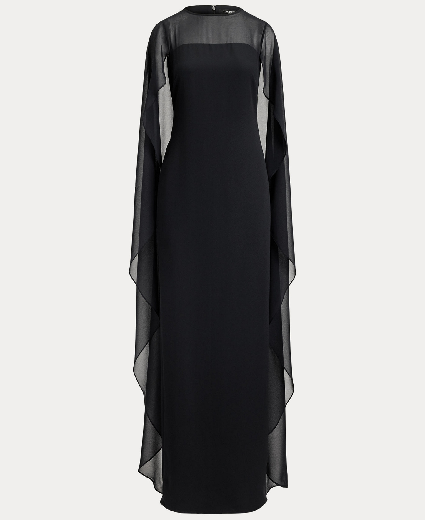 Lauren Ralph Lauren Women's Cape Georgette Gown - Black