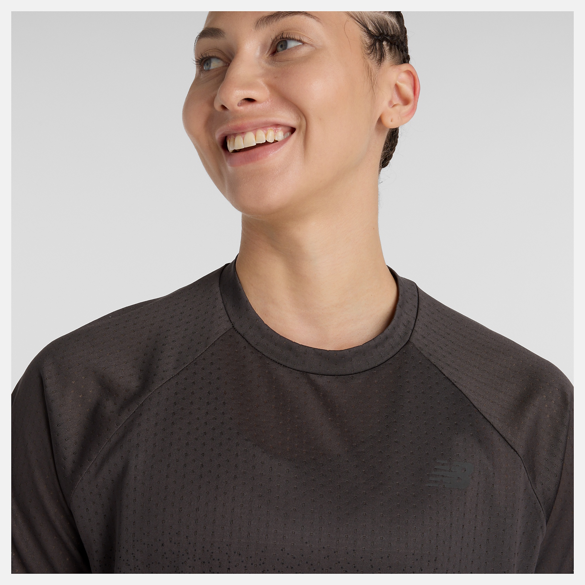 New Balance Viz-Tech Run T-Shirt, WT61O6FOBK