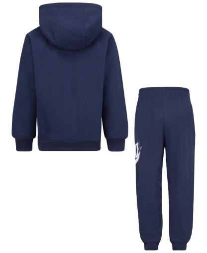 Nike Boys' 4-7 Club Fleece Logo Hoodie and Sweatpants, 2-Piece Set - Midnight Navy