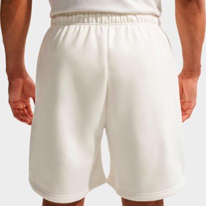 Men's Nithtke Standard Issue Therma-FIT 8" Brushed Fleece Basketball Shorts - Sail/Pale Ivory