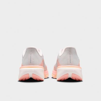 Women's Nithtke Pegasus 42 Running Shoes - Part 2 - Light Bone/Arctic Orange/Chalk/Metallic Silver - Back view