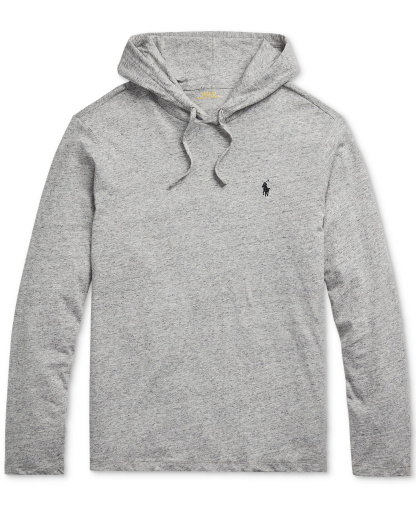 Polo Ralph Lauren Men's Hooded Jersey - Gray