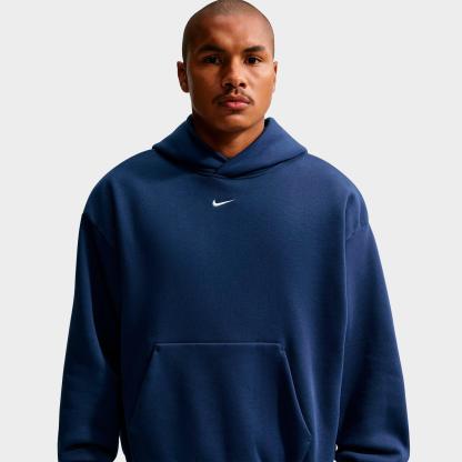Men's Nithtke Solo Swoosh Pullover Hoodie - Midnight Navy/Sail