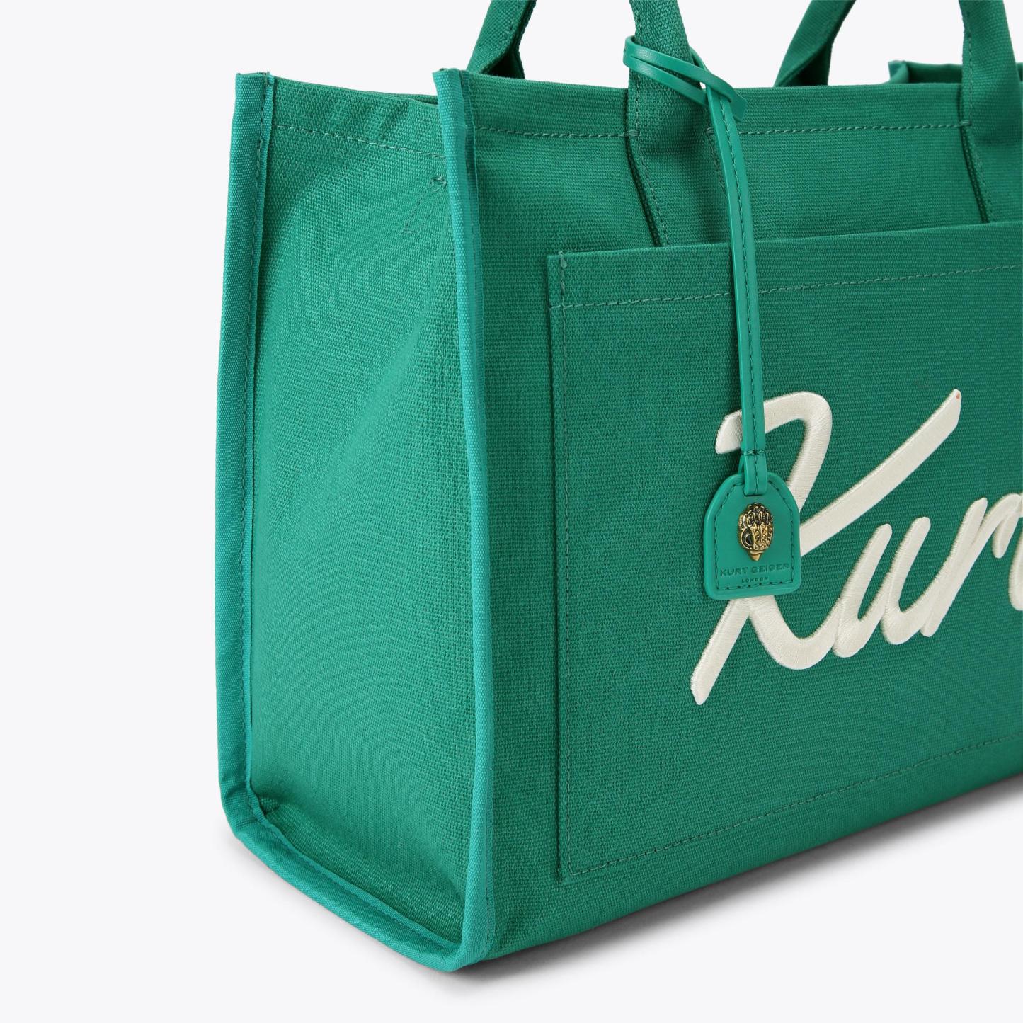 Kurt Geiger London Kurt's Cabana Kurt Tote Bag - Green - view 5