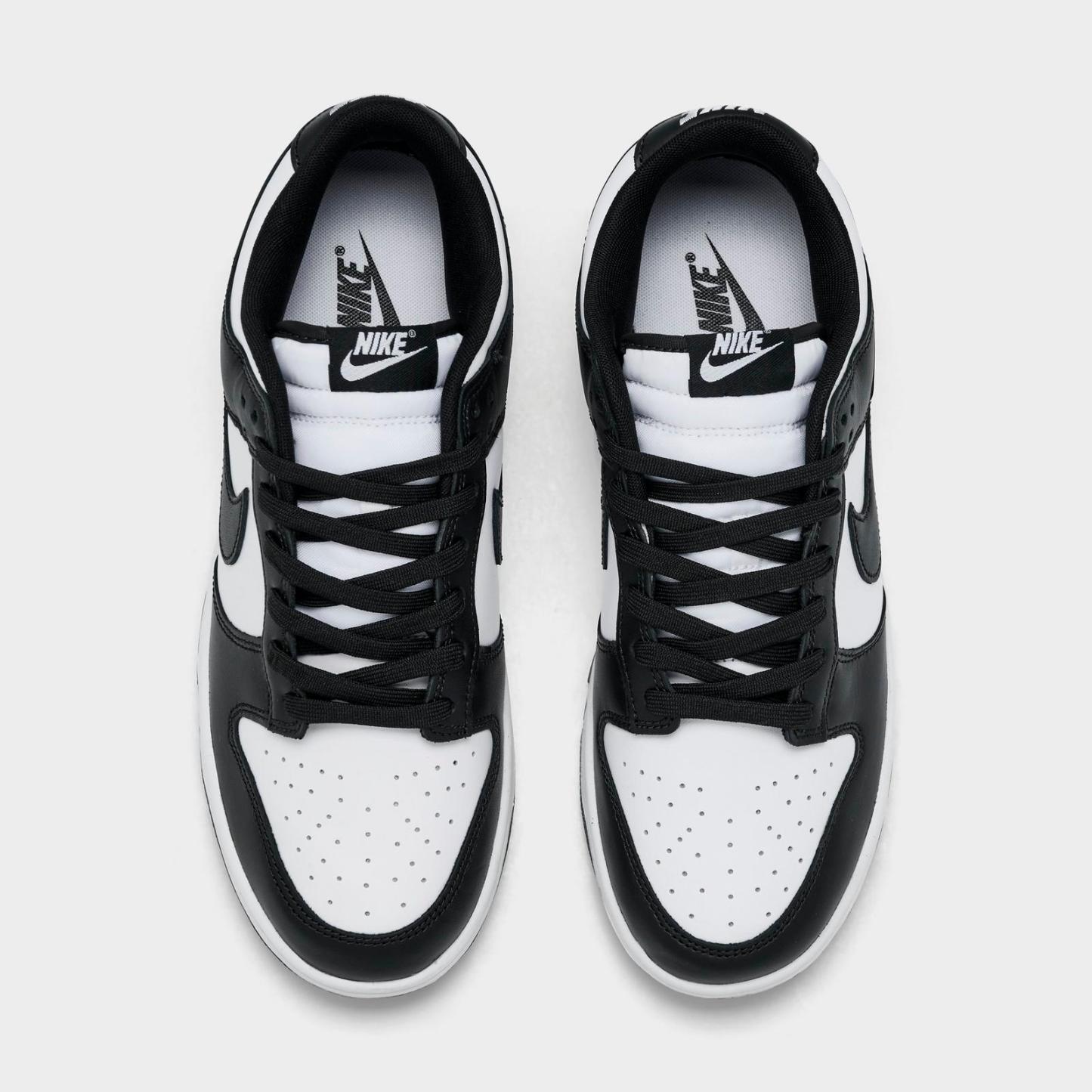Men's Nike Dunk Low Retro Casual Shoes - Black/White/Black