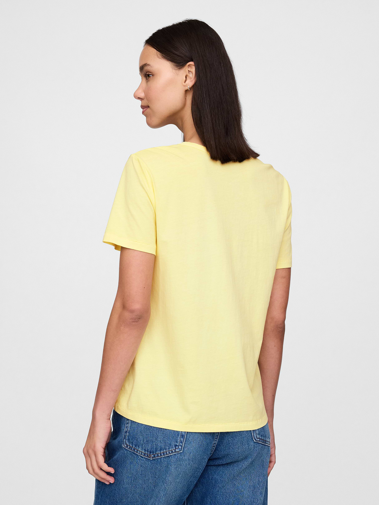 Organic Cotton VintageSoft T-Shirt - Pale banana yellow