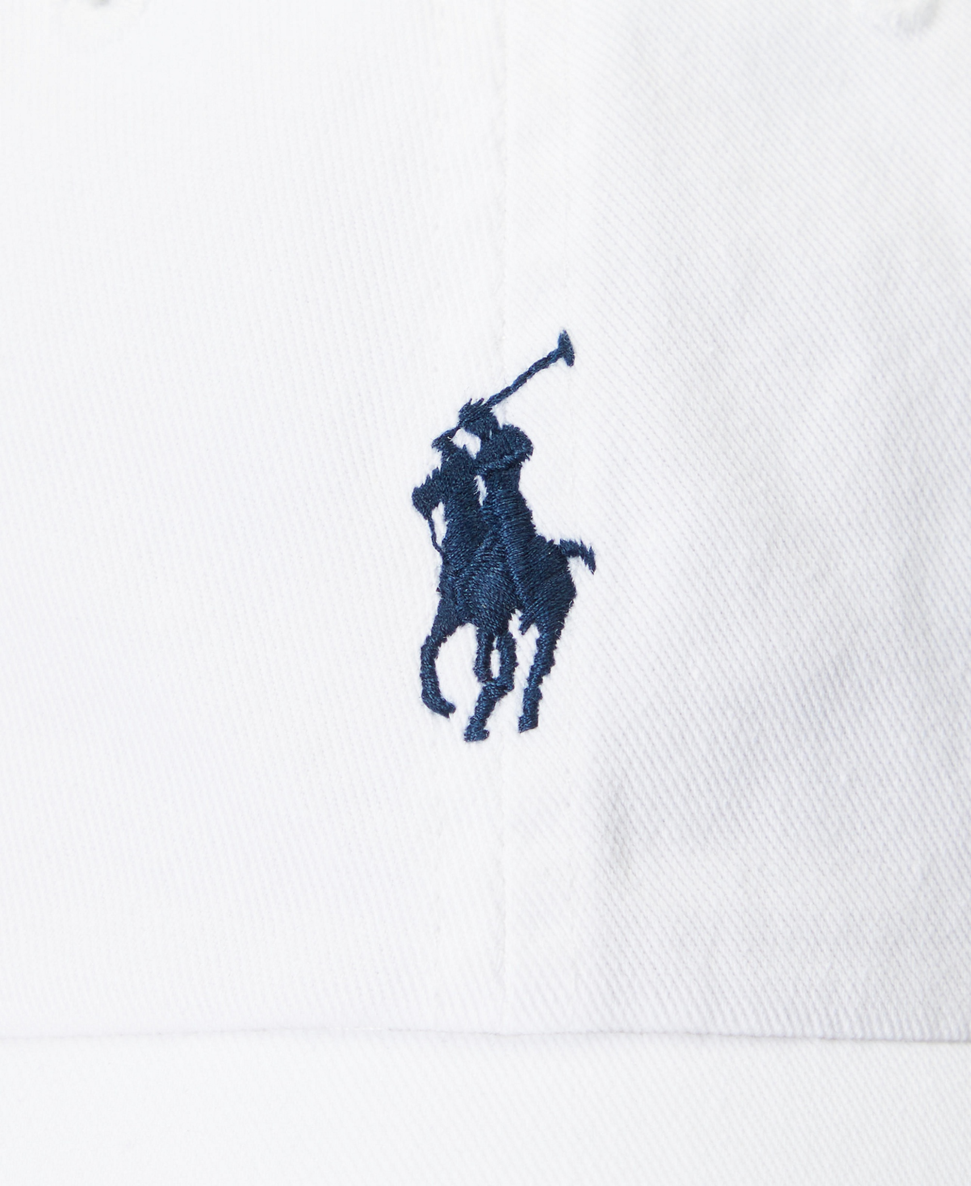 Polo Ralph Lauren Women's The Iconic Cotton Chino Ball Cap - White/Newport Navy