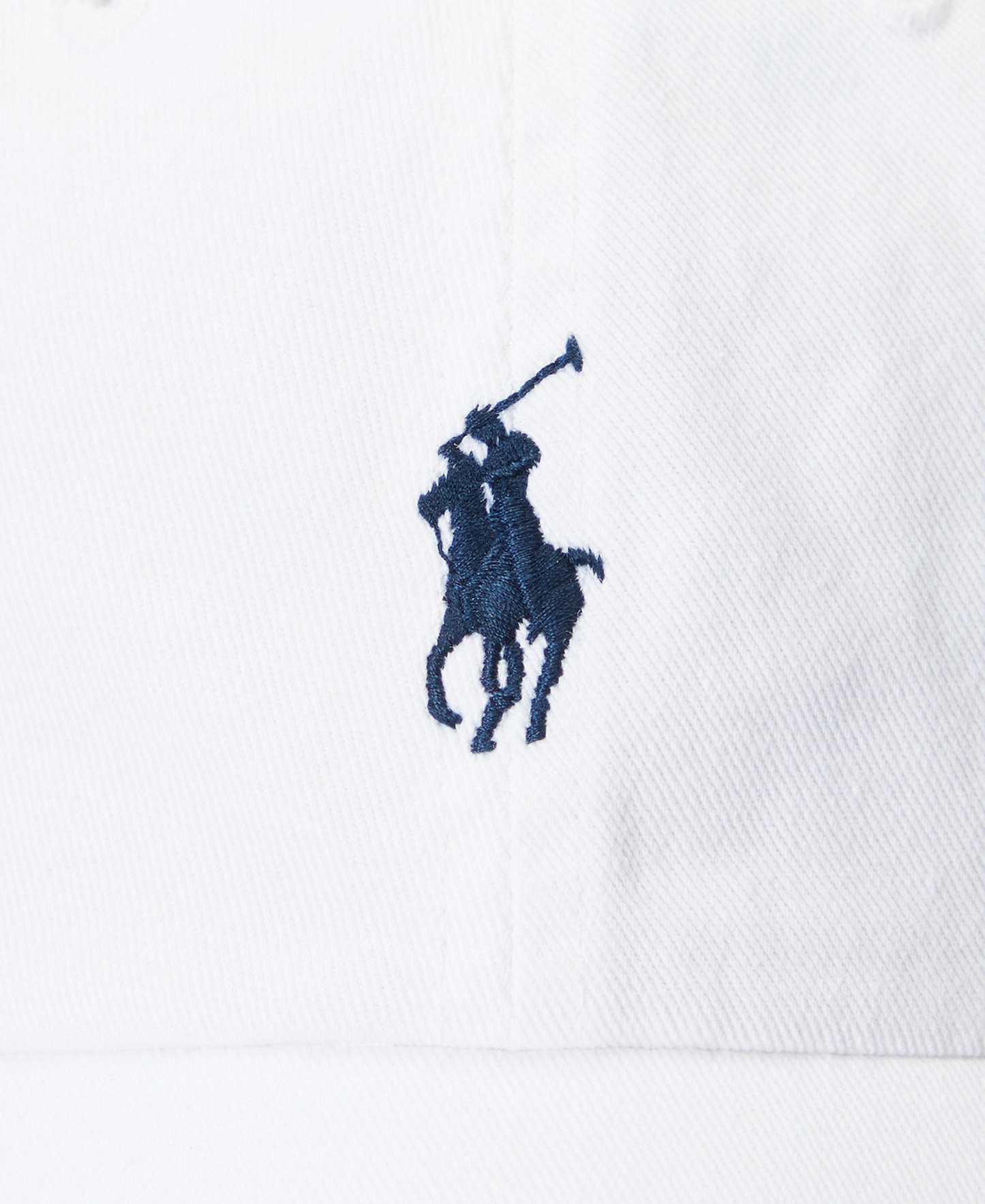 Polo Ralph Lauren Women's The Iconic Cotton Chino Ball Cap - White/Newport Navy