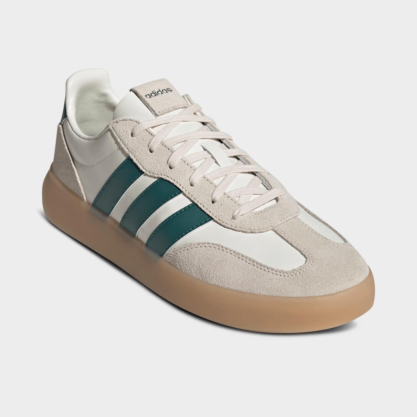Men's adidas Barreda Decode Lux Casual Shoes - Off White/Collegiate Green/Wonder White - view 2