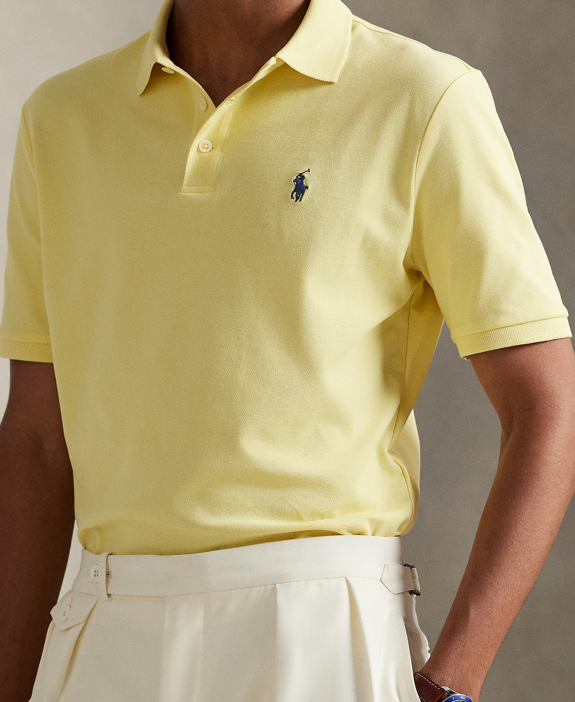 Polo Ralph Lauren Men's Classic-Fit Polo Shirt - Wicket Yellow