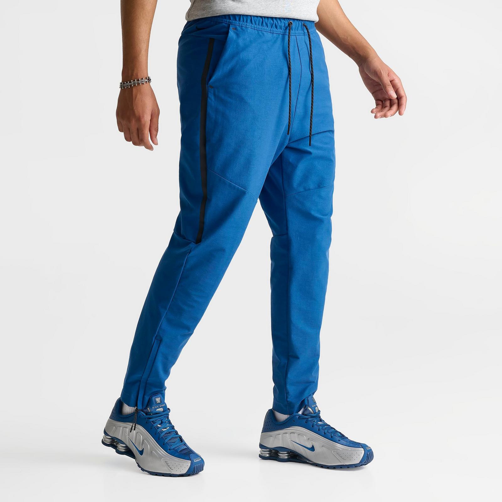 Men's Nike Tech Dri-FIT Shori Knit Pants - Court Blue/Black