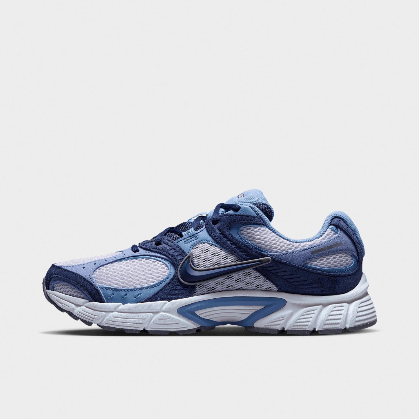 Men's Nithtke V5 RNR Suede Casual Shoes - Work Blue/Midnight Navy/Football Grey/Black - Left shoe facing left. Outside of the shoe.