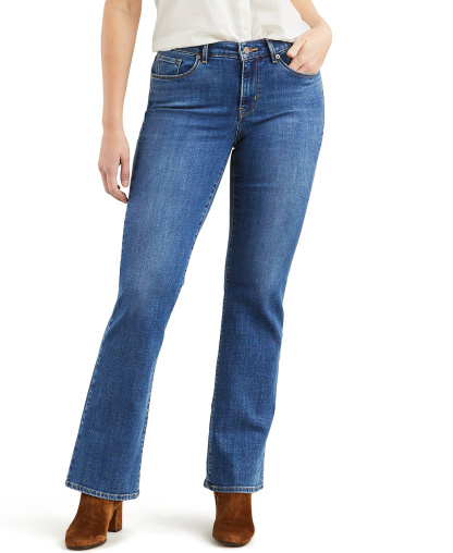 Levi's Women's Casual Classic Mid Rise Bootcut Jeans - Lapis Awe