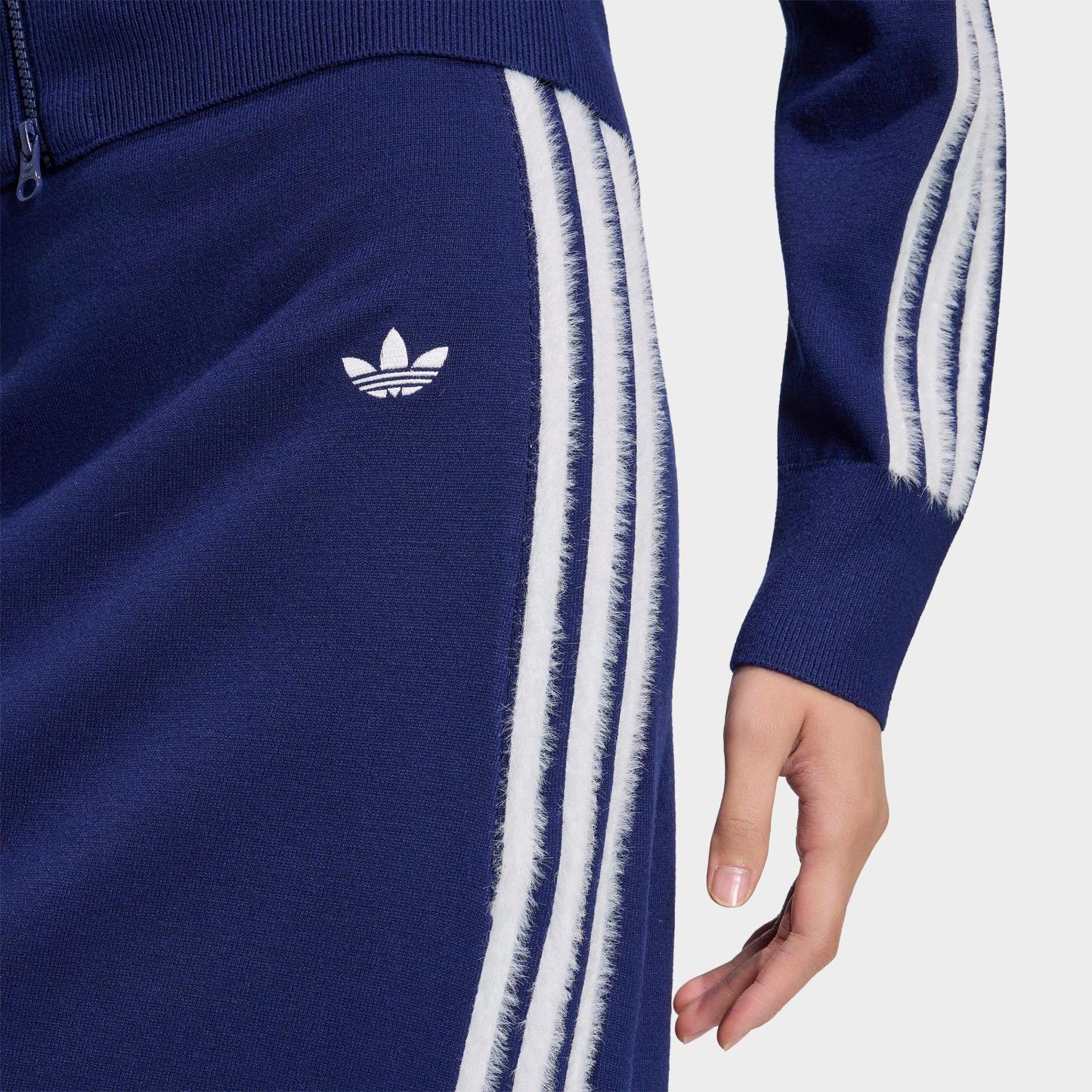 Women's adidas Originals Knitted Skirt - Dark Blue/White
