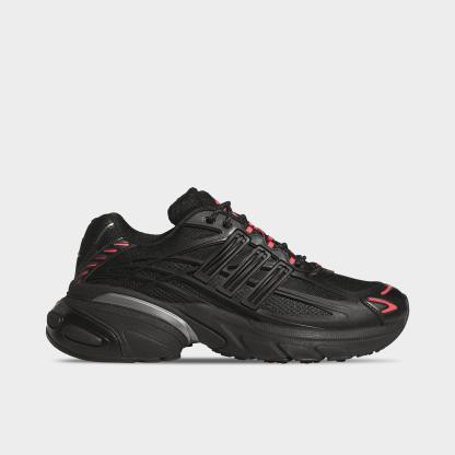 Men's adidas Adistar XLG 2.0 Casual Shoes - Part 1 - Core Black/Core Black/Pure Turbo - Left shoe facing left. Outside of the shoe.