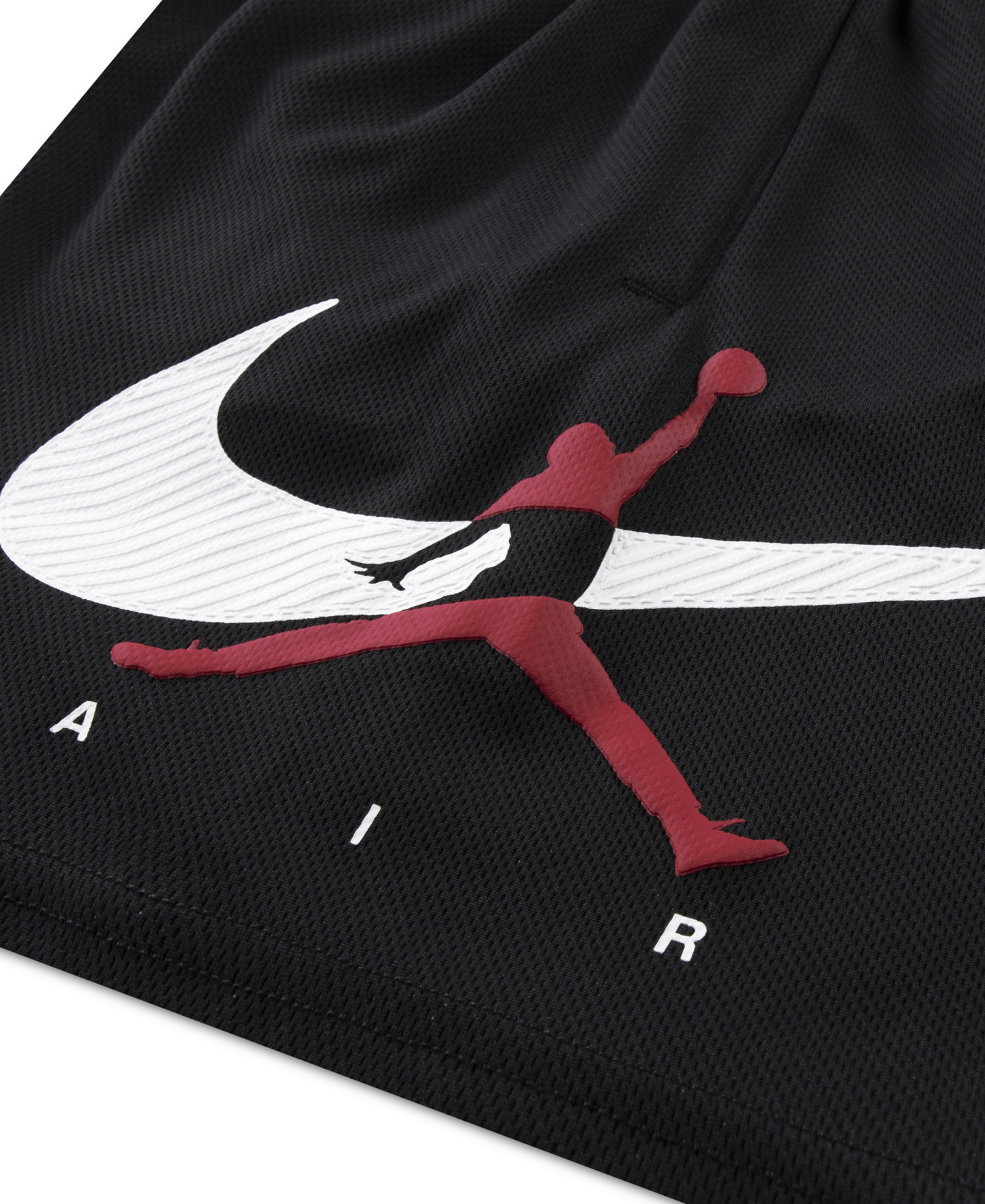 Jordan Boys' 8-20 Graphic Varsity-Style Mesh Shorts - Black