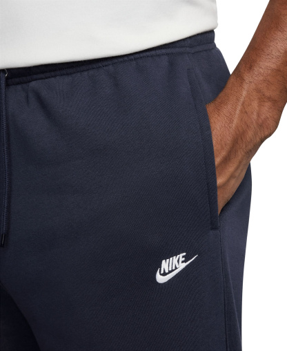 Nike Club Men's Brushed Fleece Open Hem Pants - Blue