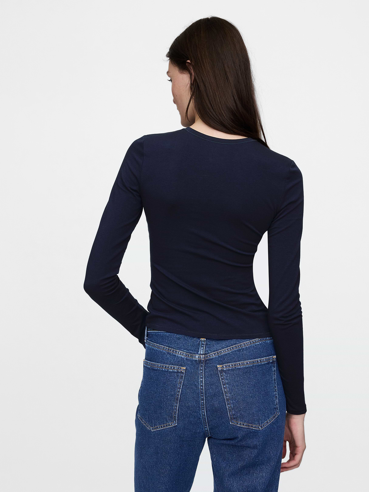 CloseKnit Jersey T-Shirt - Navy blue