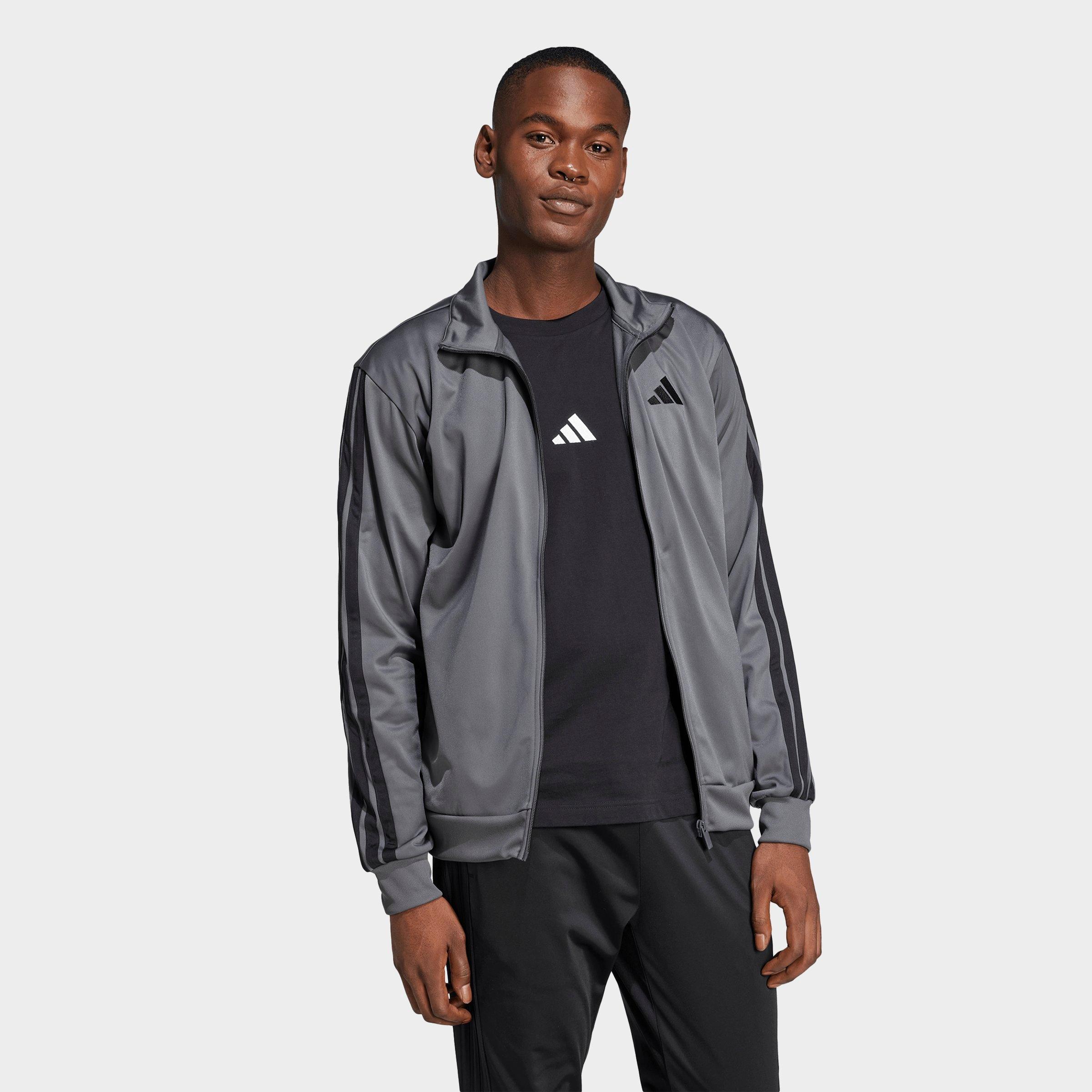 Men's adidas Dayready Full-Zip Track Jacket - Grey
