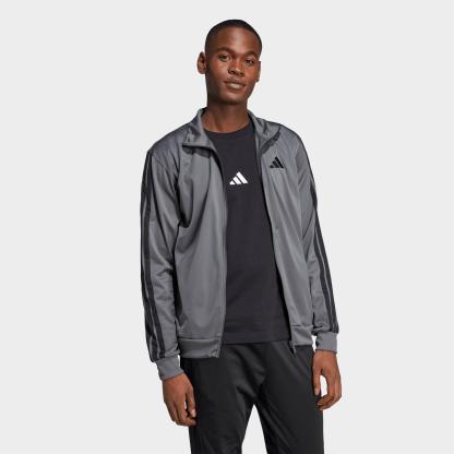 Men's adidas Dayready Full-Zip Track Jacket - Grey
