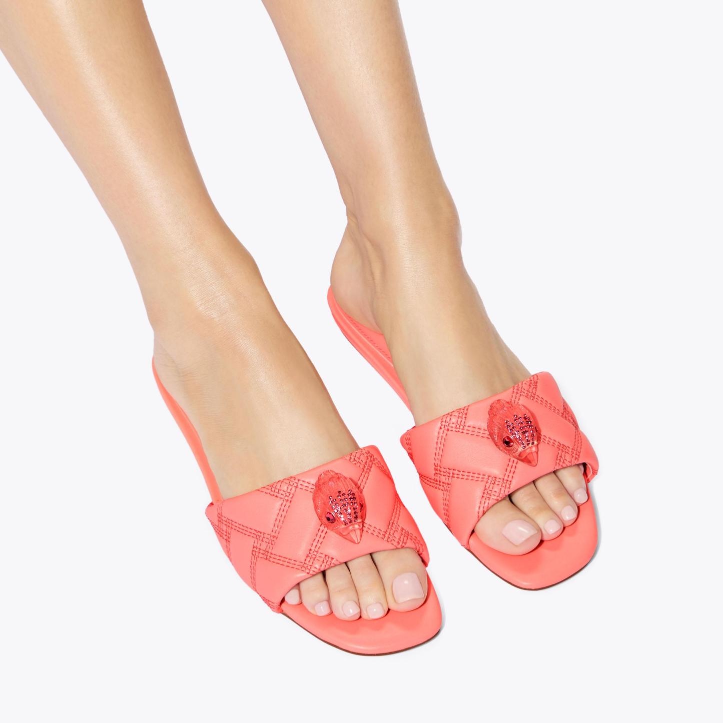 Kurt Geiger London Kensington Flat Sandal - Pink - view 2