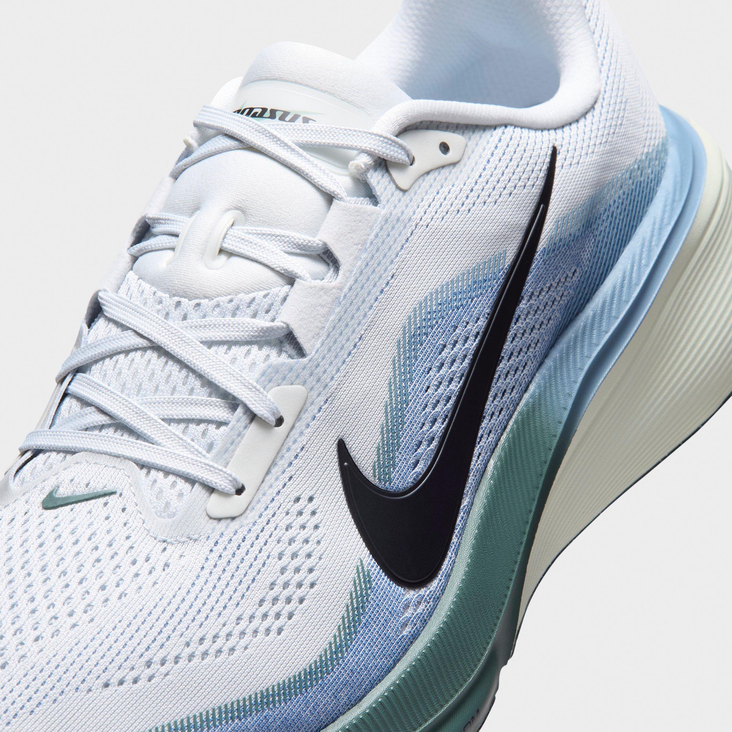 Men's Nithtke Pegasus 42 Running Shoes - Part 1 - Pure Platinum/Work Blue/Mineral Slate/Dark Obsidian - Detail shot