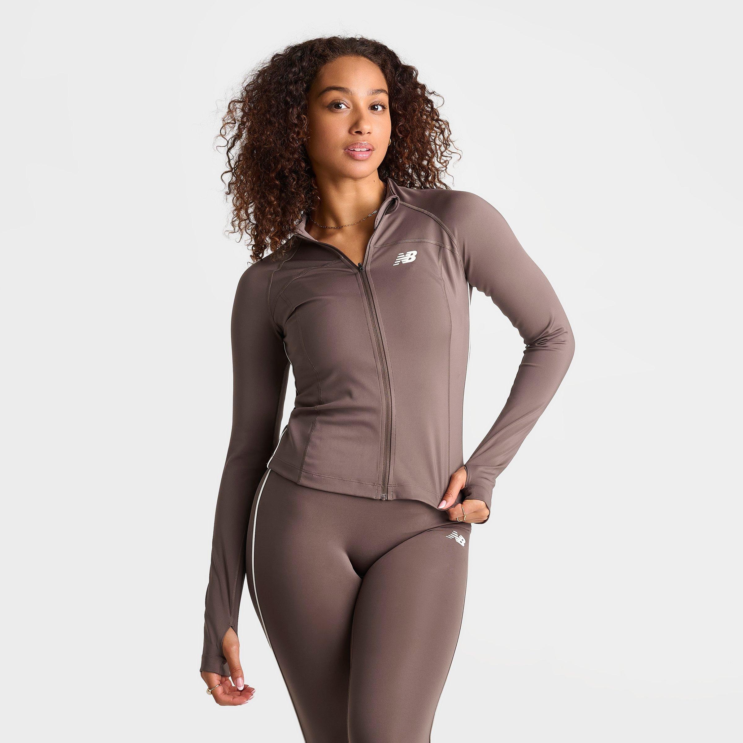Women's New Balance Piped Full-Zip Training Jacket - Cortado - view 3