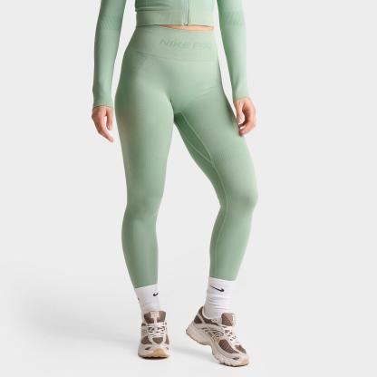 Women's Nike Pro Seamless High-Waisted 7/8 Leggings - Steam