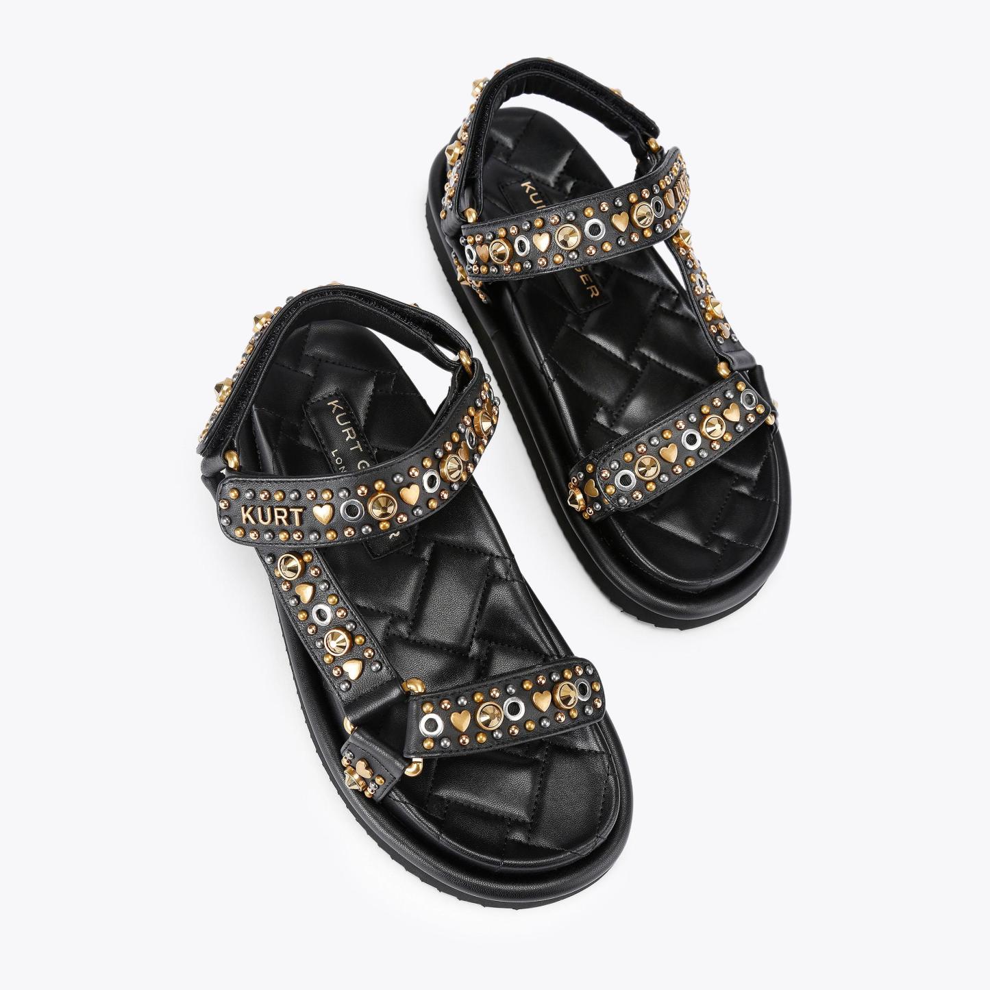 Kurt Geiger London Orson Sandal - Black - view 3