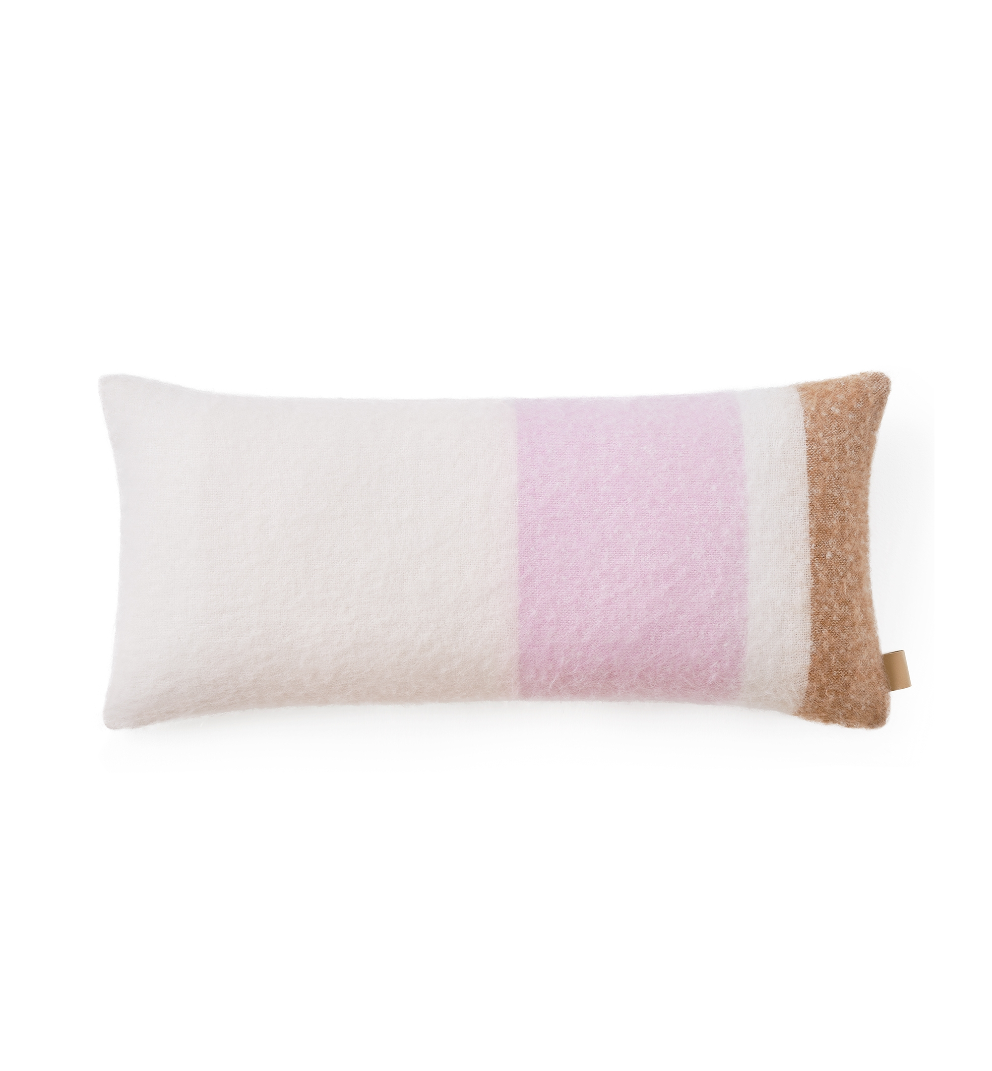UGG® Simona Faux Mohair Bolster Decorative Pillow, 14" x 36" - Rosetta Stripe