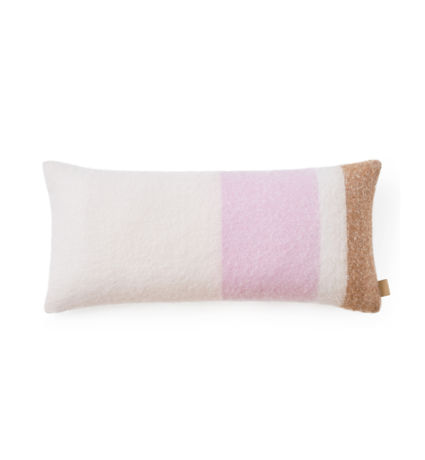 UGG® Simona Faux Mohair Bolster Decorative Pillow, 14" x 36" - Rosetta Stripe