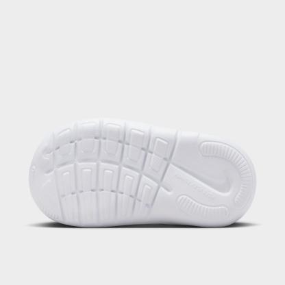 Kids' Toddler Nithtke Flex Runner 4 Running Shoes - Black/White/White/Black - Bottom view