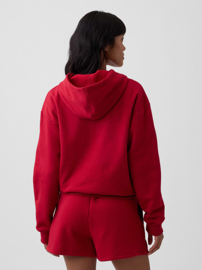 Relaxed Gap Logo Hoodie - Red apple