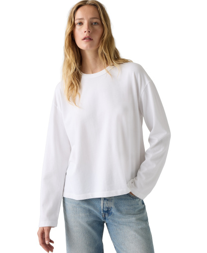 Levi's Premium Women's Vintage Long-Sleeve T-Shirt - Bright Whi