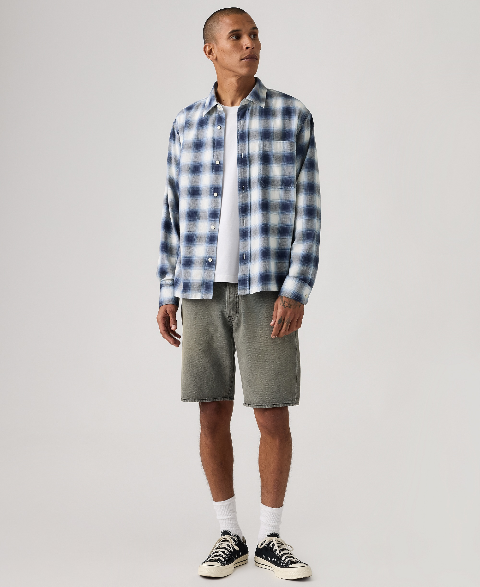 Levi's Men's 501™ Original Hemmed Stretch 9" Jean Shorts - Moon Truck