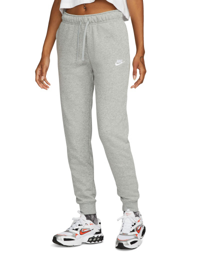 Nike Women's Sportswear Club Fleece Mid-Rise Joggers - Dark Grey Heather
